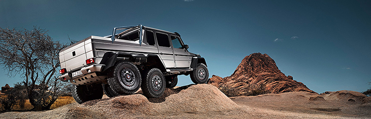 El poder de la Mercedes Benz G63 AMG 6x6