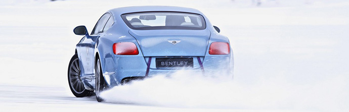 Bentley bajo cero