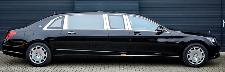 Maybach S600 Pullman ‘Guard’: completa seguridad en movimiento.