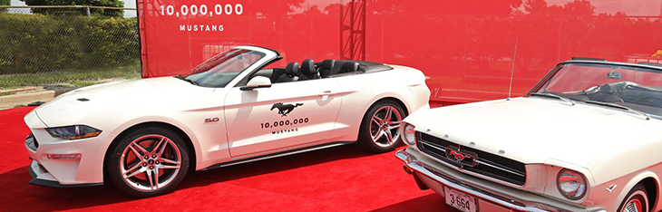 Mustang hace historia llegando a los diez millones de unidades