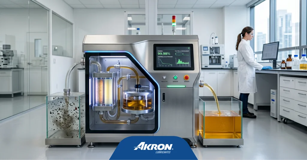 filtrado de aceite industrial